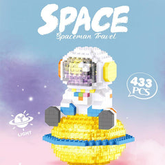 Astronaut Building Block with Light