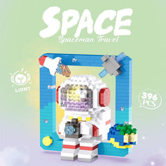 Astronaut Building Block with Light