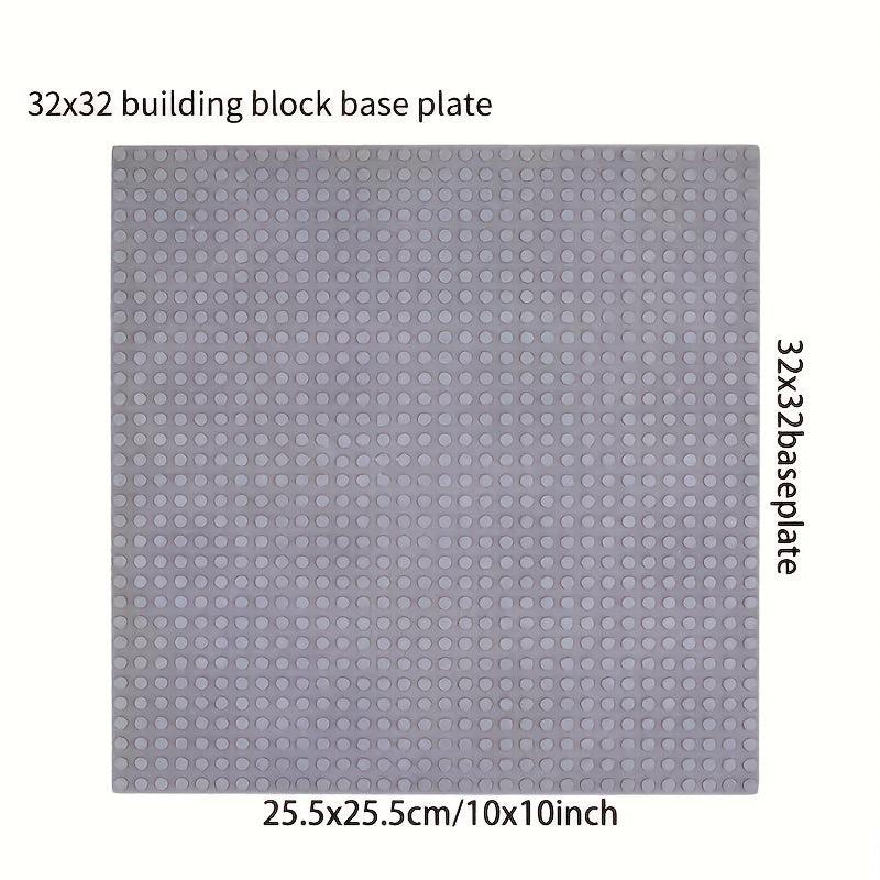 6-Pack 32x32 Points 10' Base Plate Kids Building Blocks DIY Wall Table Plates
