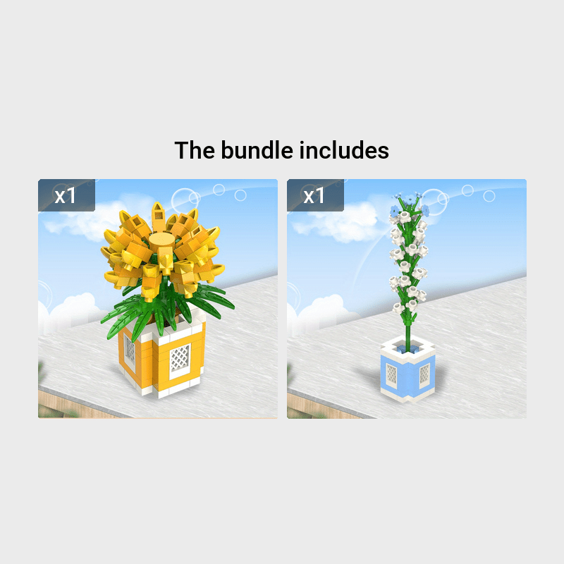 Autumn Chrysanthemum Lily Of The Valley Building Toy