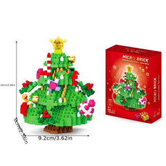 Building Blocks Santa Motorcycle Knight Gift Ornament