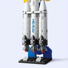 Heavy Space Rocket Model Building Blocks DIY Assembled Toy