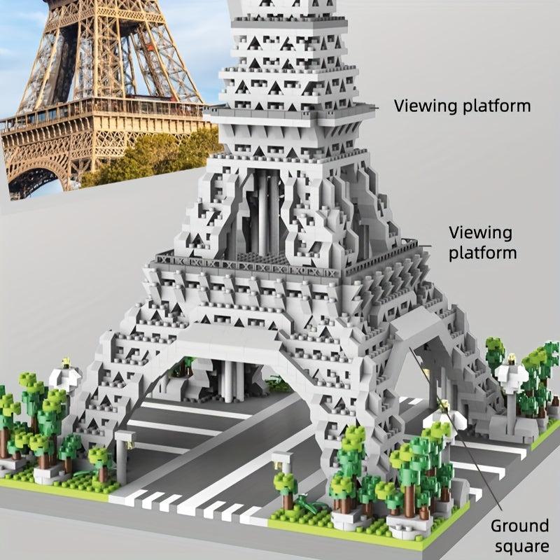 1765pcs Eiffel Tower Building Blocks 3D Puzzle Toy Christmas Gift