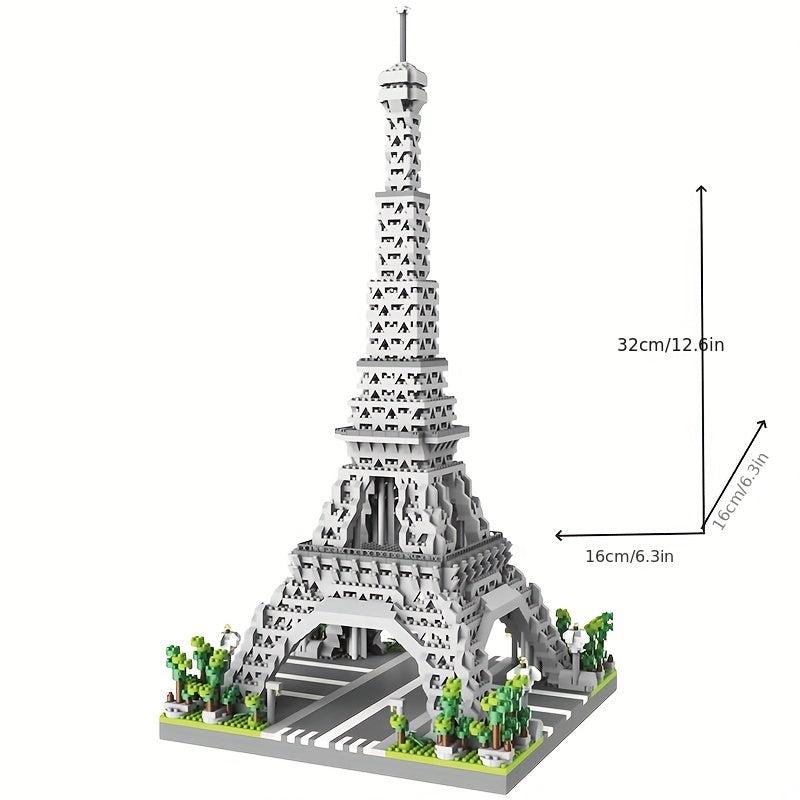 1765pcs Eiffel Tower Building Blocks 3D Puzzle Toy Christmas Gift