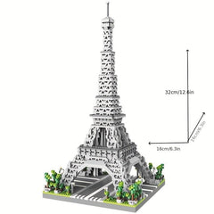 1765pcs Eiffel Tower Building Blocks 3D Puzzle Toy Christmas Gift