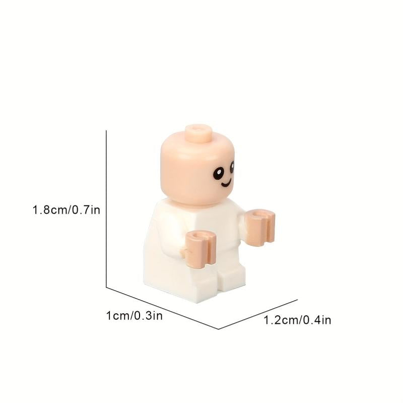 Baby Figures Stroller Building Blocks Toys Girls Play House Toys