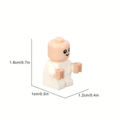 Baby Figures Stroller Building Blocks Toys Girls Play House Toys