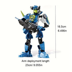 12pcs Warrior Building Block Toys DIY Hero Action Figures For Kids