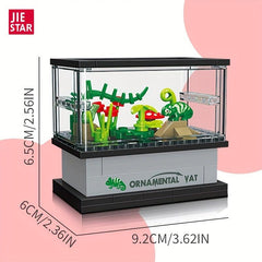 63pcs Building Blocks Fish Tank Decoration Toys