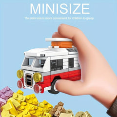City Car Small Particle Building Blocks Kids' Educational Toys