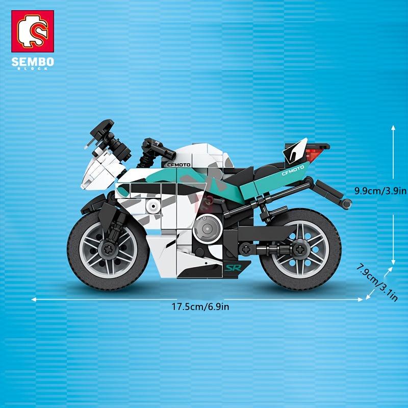 Motorcycle Building Blocks Car Model Building Blocks Gift Toys Holiday DIY