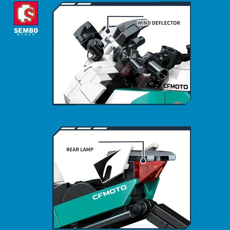 Motorcycle Building Blocks Car Model Building Blocks Gift Toys Holiday DIY