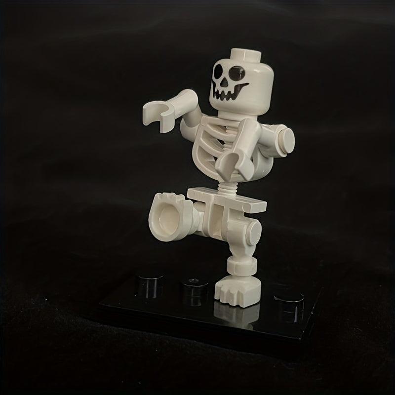 Skeleton Doll Building Blocks Halloween Scene Construction Building Model