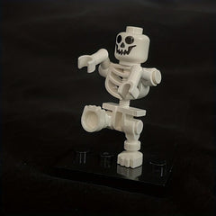 Skeleton Doll Building Blocks Halloween Scene Construction Building Model