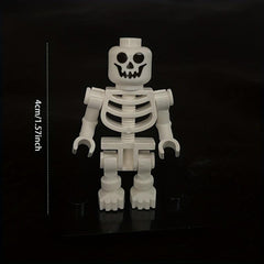 Skeleton Doll Building Blocks Halloween Scene Construction Building Model