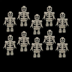 Skeleton Doll Building Blocks Halloween Scene Construction Building Model