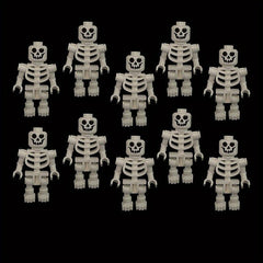Skeleton Doll Building Blocks Halloween Scene Construction Building Model