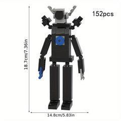 Sound Men Toy Toilet Monster Toy For Boys Puzzle