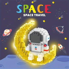 Space Astronauts Toy Model Blocks for Kids