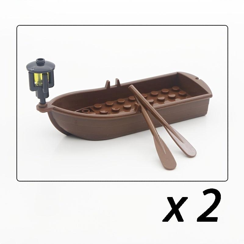 Pirate Boat Building Brick Set Kids Toys