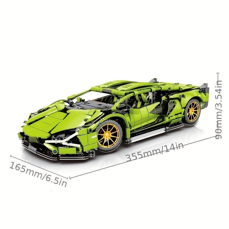 1280pcs City Speed Vehicle Building Blocks Set for Kids Boys