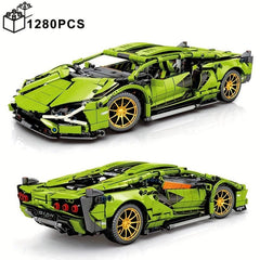 1280pcs City Speed Vehicle Building Blocks Set for Kids Boys