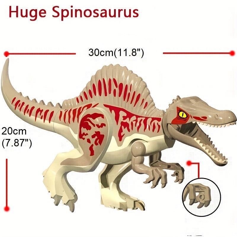 DIY Jurassic Dinosaurs T Rex Triceratops Building Toy Blocks