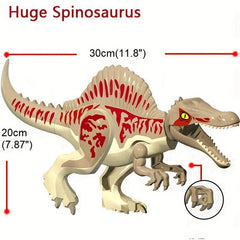 DIY Jurassic Dinosaurs T Rex Triceratops Building Toy Blocks
