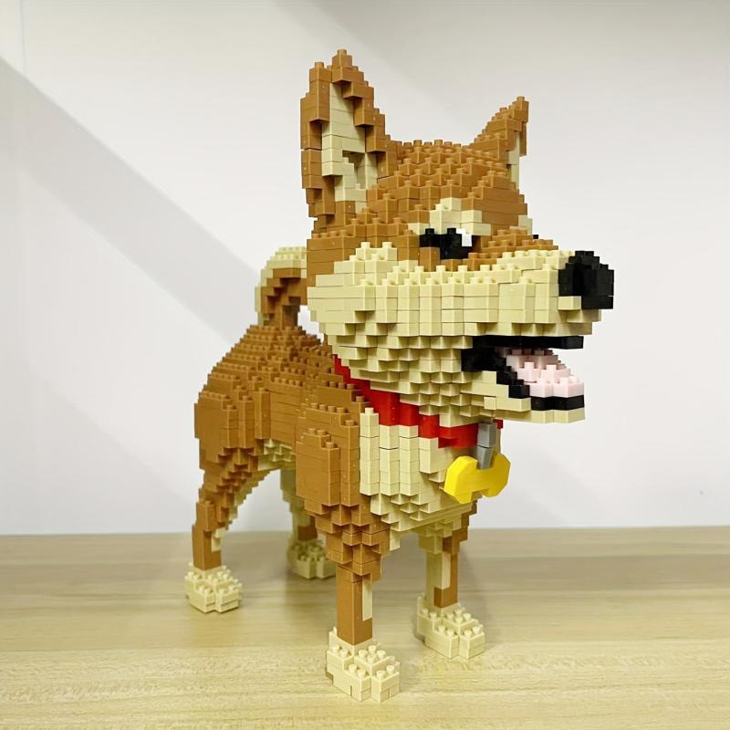 Shiba Inu Dog Building Blocks Toy for Kids