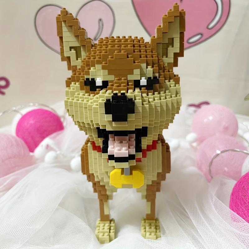 Shiba Inu Dog Building Blocks Toy for Kids