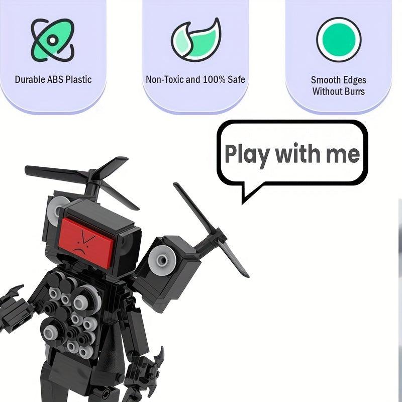 185pcs TV Man Building Blocks Set for Game Fans Creative Toys for Kids