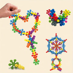 3D Plum Building Blocks - Fun Assembly Toy for Kids