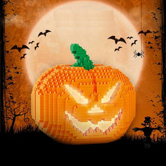 Halloween Pumpkin Lights Building Blocks Toys