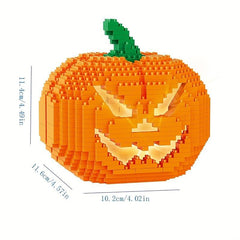 Halloween Pumpkin Lights Building Blocks Toys