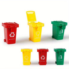 3pcs Trash Can Building Blocks Educational Toys