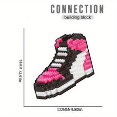 Building Block Basketball Shoes Model Toy Sneakers Set DIY Assembly Blocks
