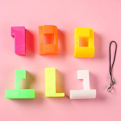 5pcs DIY Keychains Cube Keychain Rounded Cube Keychain Creative Assembly
