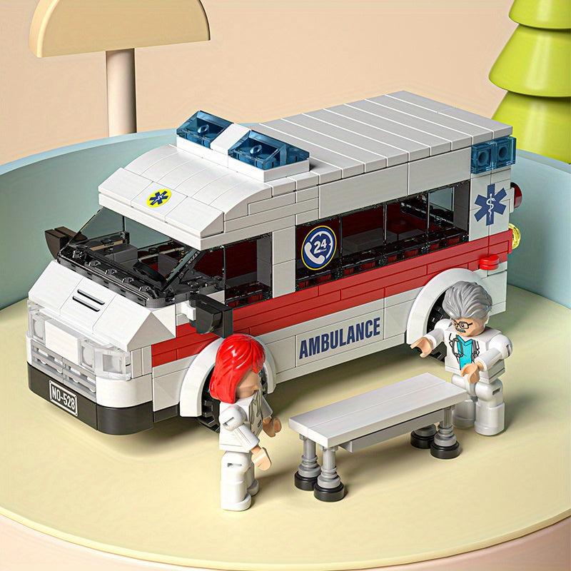 City Car Model Small Particles Building Blocks Children's Puzzle Assembly
