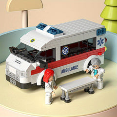 City Car Model Small Particles Building Blocks Children's Puzzle Assembly