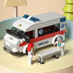 City Car Model Small Particles Building Blocks Children's Puzzle Assembly