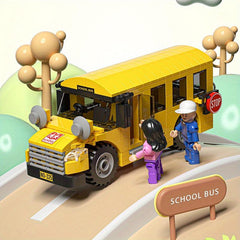 City Car Model Small Particles Building Blocks Children's Puzzle Assembly