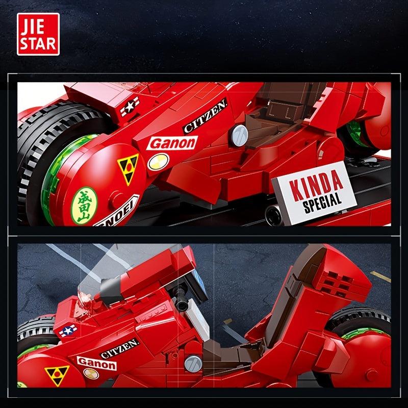 Motorcycle Building Blocks Toys Model Ornaments DIY Building Blocks Christmas