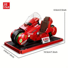 Motorcycle Building Blocks Toys Model Ornaments DIY Building Blocks Christmas