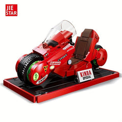Motorcycle Building Blocks Toys Model Ornaments DIY Building Blocks Christmas