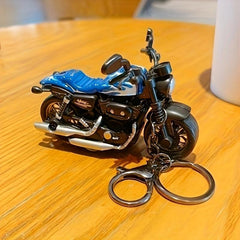 Mini Motorcycle Toy School Bag Pendant Couple Keychain