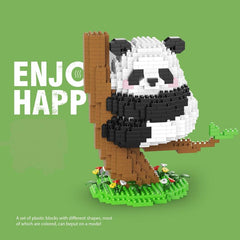 Build Your Own Panda 903 Piece Building Blocks DIY Toy Set