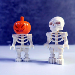 Halloween Skeleton Block Puzzle Construction Toy
