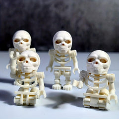 Halloween Skeleton Block Puzzle Construction Toy