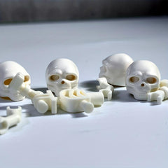 Halloween Skeleton Block Puzzle Construction Toy