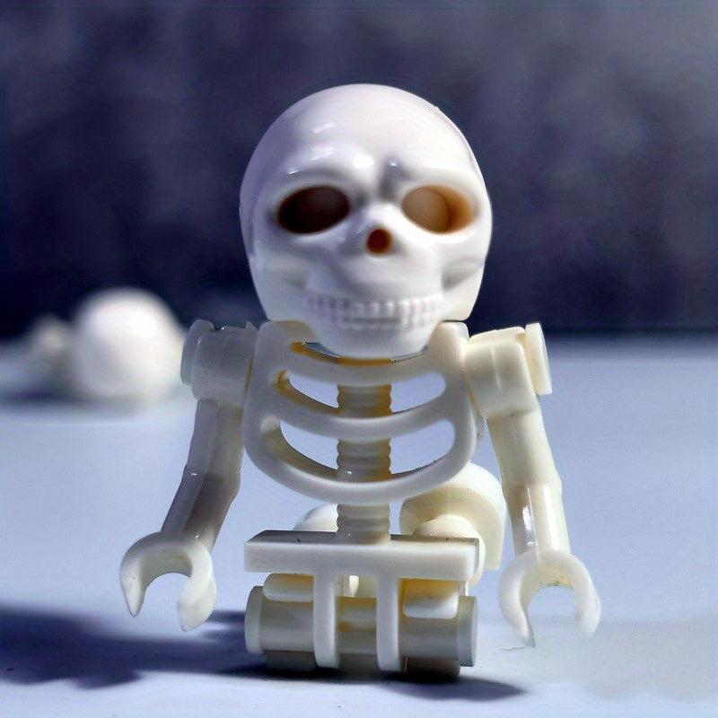 Halloween Skeleton Block Puzzle Construction Toy